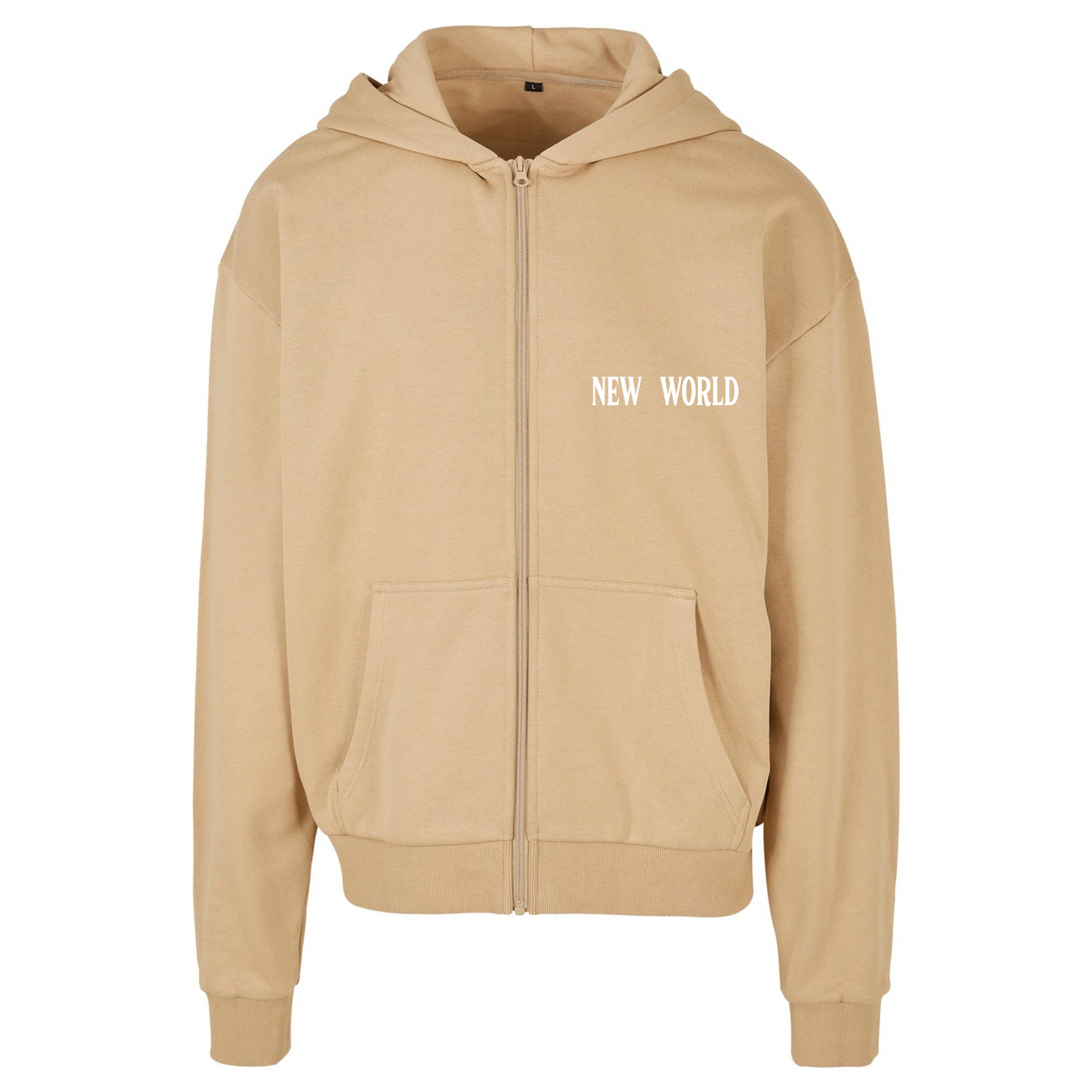 Heavy Zip Hoodie (Beige)