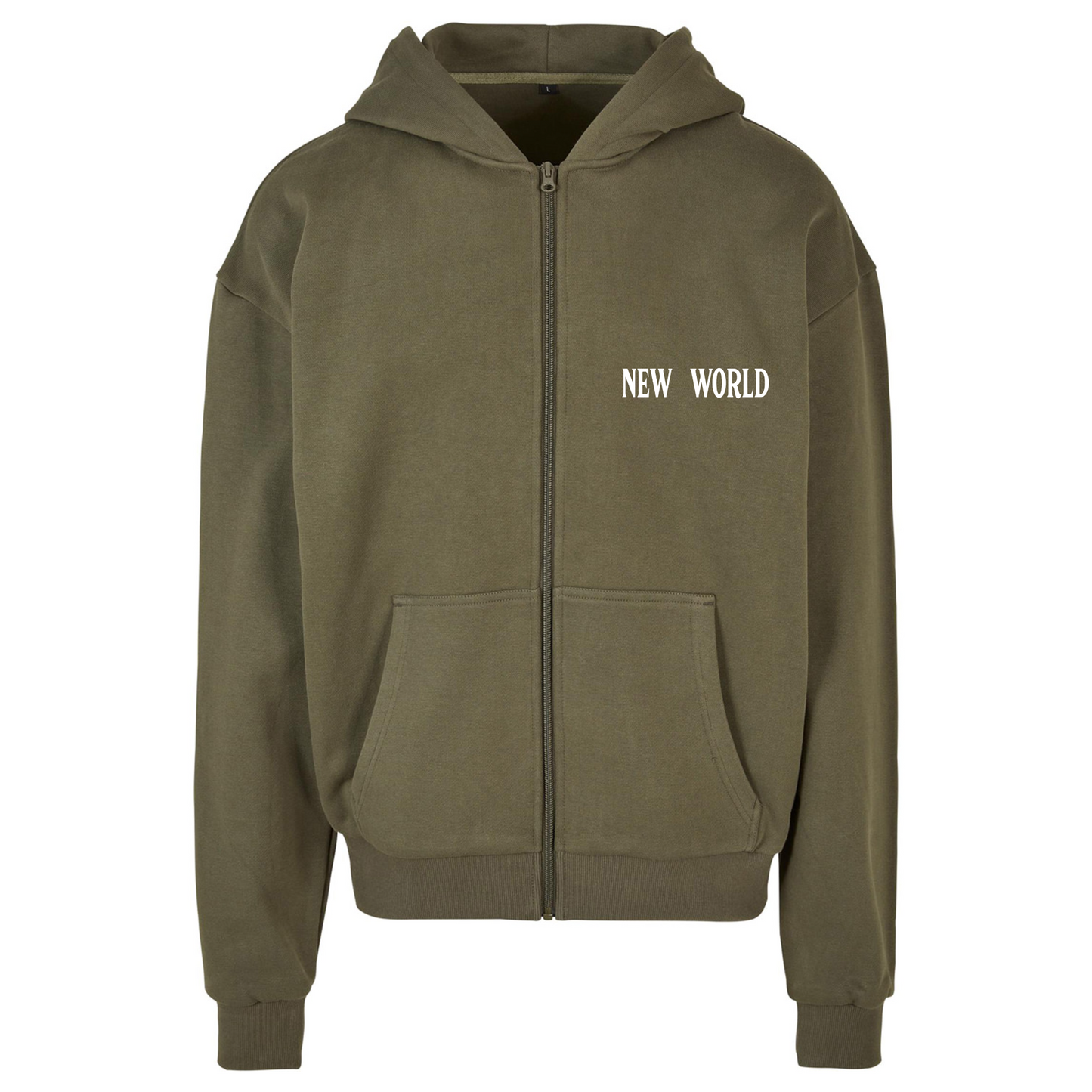 Heavy Zip Hoodie (Olive)